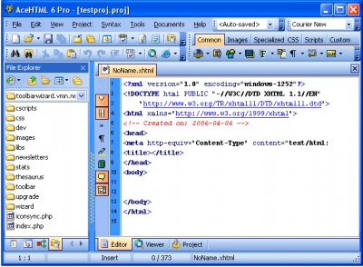 AceHTML 6 Pro 6.05.9 screenshot AceHTML 6 Pro 6.05.9 screenshot