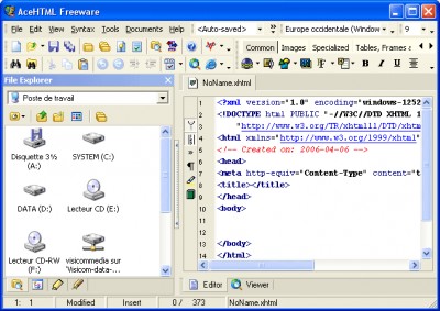 AceHTML Freeware 009 screenshot