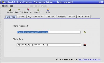 ACProtect standard 1.20 screenshot ACProtect standard 1.20 screenshot