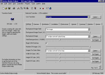 Active Media Eclipse v.3 Personal Edition 3.0 screenshot Active Media Eclipse v.3 Personal Edition 3.0 screenshot