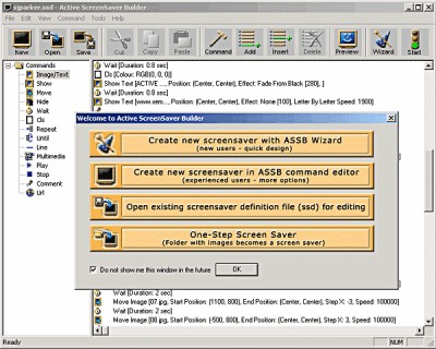 Active ScreenSaver Builder 4.6 screenshot Active ScreenSaver Builder 4.6 screenshot