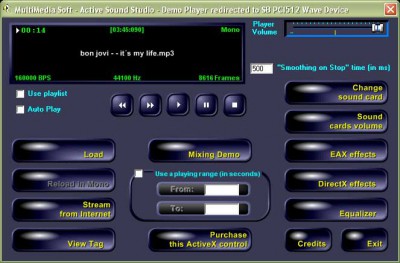 Active Sound Studio 2.2 screenshot Active Sound Studio 2.2 screenshot