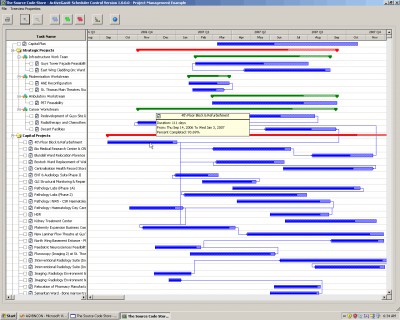 ActiveGanttVBN Scheduler Component 2.6.2 screenshot ActiveGanttVBN Scheduler Component 2.6.2 screenshot