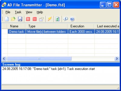 AD File Transmitter 1.4 screenshot AD File Transmitter 1.4 screenshot
