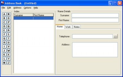 Addraman Address Manager & Phone Dialler 2.00 screenshot