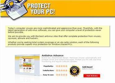 Advanced AntiVirus 2007.827 screenshot