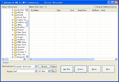 Advanced RM To MP3 Converter 2.4 screenshot Advanced RM To MP3 Converter 2.4 screenshot