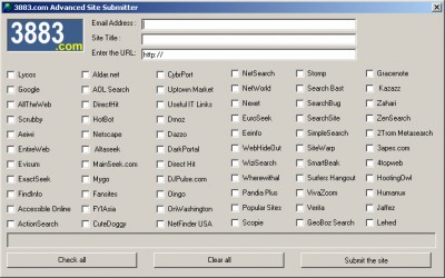Advanced Site Submit 66 1.0 screenshot Advanced Site Submit 66 1.0 screenshot