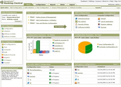 Adventnet ManageEngine Desktop Central 3.0 screenshot