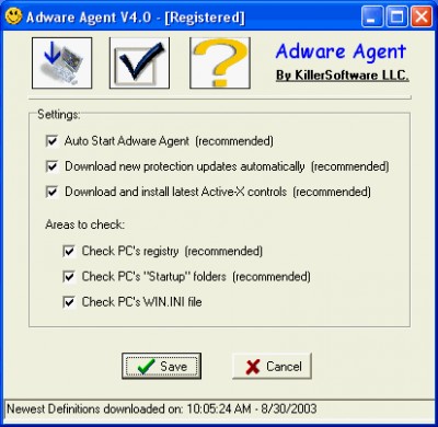 Adware Agent 3.0b screenshot