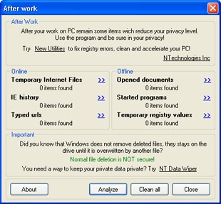 After Work for U3 Flash drives 2.0 screenshot