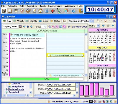 Agenda MSD 6.40 screenshot Agenda MSD 6.40 screenshot