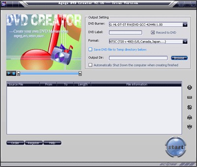Agogo DVD Creator 2.78 screenshot Agogo DVD Creator 2.78 screenshot