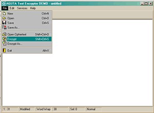 AGUTA Text Encrypter 1.0 screenshot AGUTA Text Encrypter 1.0 screenshot