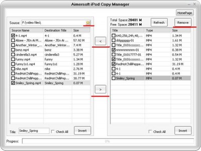Aimersoft iPod Copy Manager 2.1.16 screenshot
