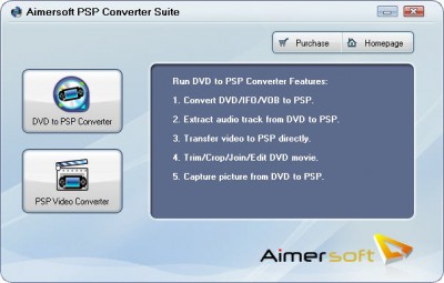 Aimersoft PSP Converter Suite 1.0.27 screenshot Aimersoft PSP Converter Suite 1.0.27 screenshot