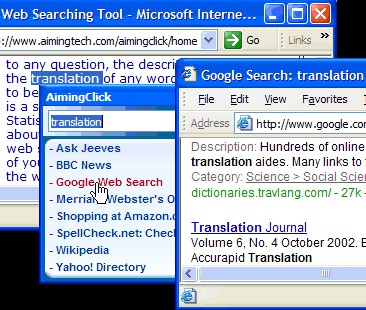 AimingClick Instant Search 4.0 screenshot