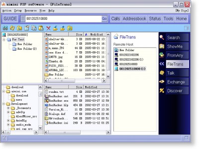 aimini P2P software 1.9.5.0 screenshot aimini P2P software 1.9.5.0 screenshot