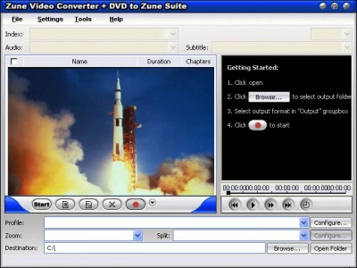 ALL DVD AND VIDEO FILES TO ZUNE PRO 2007.10902 screenshot ALL DVD AND VIDEO FILES TO ZUNE PRO 2007.10902 screenshot