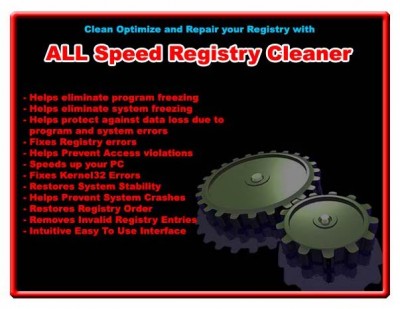 ALL SPEED REGISTRY CLEANER 2007.10919 screenshot ALL SPEED REGISTRY CLEANER 2007.10919 screenshot