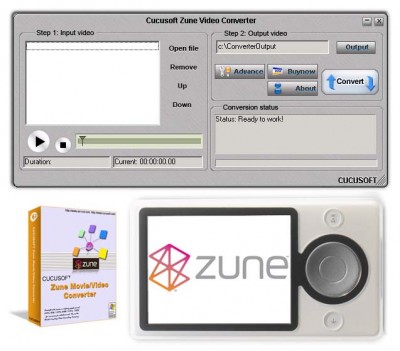 ALL VIDE0 to ZUNE Converter 2007 screenshot ALL VIDE0 to ZUNE Converter 2007 screenshot
