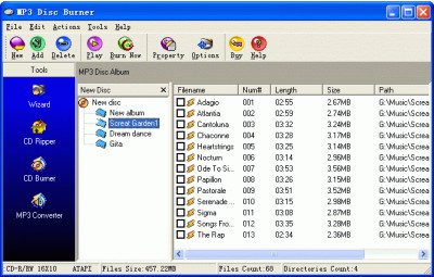 All4 MP3 Disk Burner 1.8 screenshot