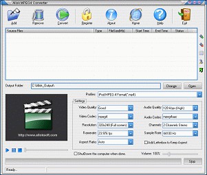 Allok MPEG4 Converter 5.1.1208 screenshot