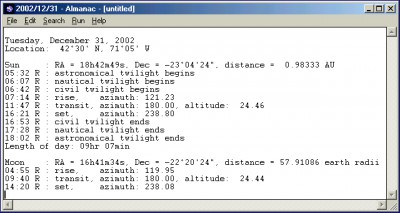 Almanac 1.0 screenshot Almanac 1.0 screenshot