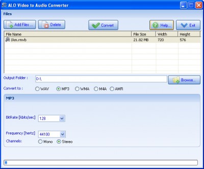 ALO Video to Audio Converter 2.0.6 screenshot