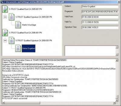 Aloaha Signatur Validator 2.1.318 screenshot Aloaha Signatur Validator 2.1.318 screenshot