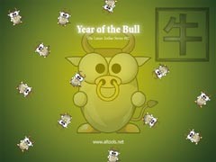ALTools Lunar Zodiac Bull Wallpaper 2005 screenshot ALTools Lunar Zodiac Bull Wallpaper 2005 screenshot