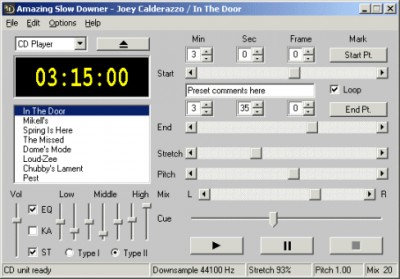 Amazing Slow Downer for Windows 2.79 screenshot