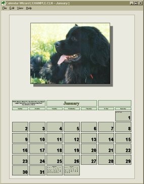 AMI Calendar Wizard 2.0a.09 screenshot