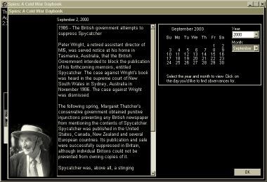 AMI Spies: A Cold War Daybook 2.0d screenshot AMI Spies: A Cold War Daybook 2.0d screenshot
