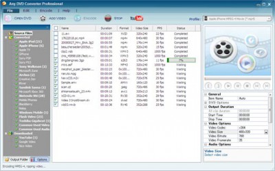 Any DVD Converter Pro. 3.25 screenshot Any DVD Converter Pro. 3.25 screenshot