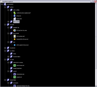 Anywhere Explorer 1.05 screenshot