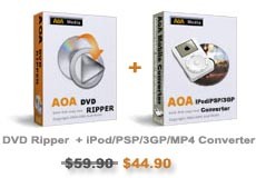 AoA DVD iPod Converter Package 2.0.8 screenshot
