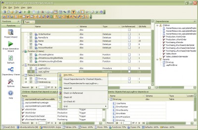 Apex SQL Clean 2005.01 screenshot Apex SQL Clean 2005.01 screenshot