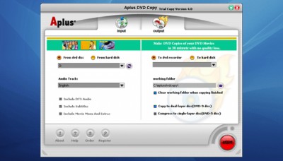 Aplus DVD Copy 8.28 screenshot Aplus DVD Copy 8.28 screenshot