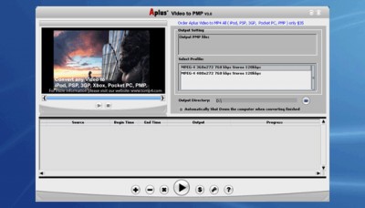 Aplus Portable Media Player Converter 4.38 screenshot