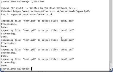 Append PDF 1.01 screenshot Append PDF 1.01 screenshot