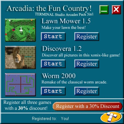 Arcadia: the Fun Country 1.0 screenshot