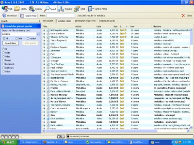 Ares 1.8.8 screenshot Ares 1.8.8 screenshot