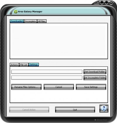 Ares Galaxy Manager 1.8 screenshot