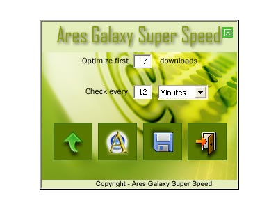Ares Galaxy Super Speed 1.7 screenshot Ares Galaxy Super Speed 1.7 screenshot