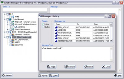 Ariolic NTPager 1.5 screenshot