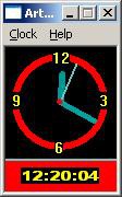 Art Clock 1.0 screenshot Art Clock 1.0 screenshot
