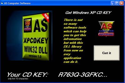 AS XPCDKEY WIN32 DLL 1.0 screenshot