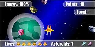 Asteroid Rain 1.5 screenshot Asteroid Rain 1.5 screenshot