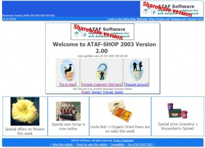 ATAF-SHOP 3.0 screenshot